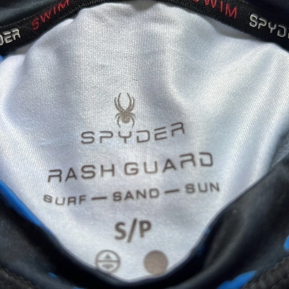 Spyder swim rash guard surf sand sun beach shirt size S/P NWT